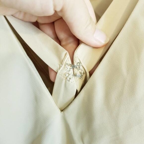 Jenny Yoo Clermont Bridesmaid Dress in Soft Blush size 10 - Picture 7 of 9